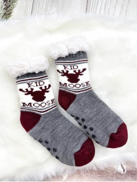 Kid Moose Indoor Anti-Slippery  Slipper Socks